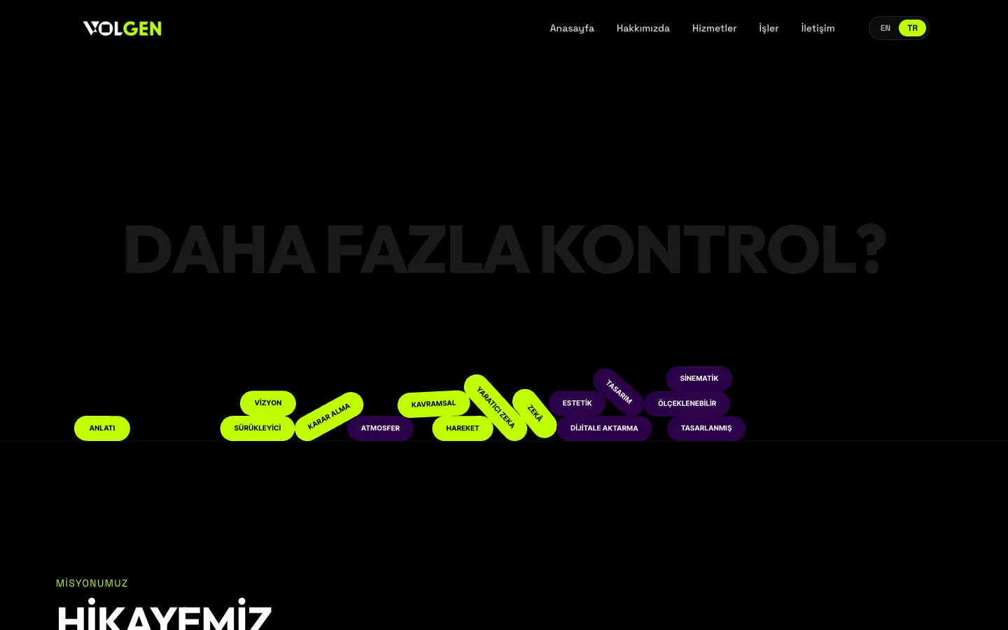 About, after the chips have landed under Daha fazla kontrol? — More control? Hover one and it pops